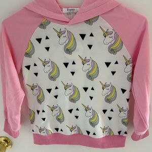 Kids unicorn hoodie